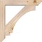 Ekena Millwork Imperial Slat Smooth Bracket w/ Offset Brace, Douglas Fir, 5 1/2"W x 30"D x 30"H BKT0604X30X30IMP06SDF - alternate 2